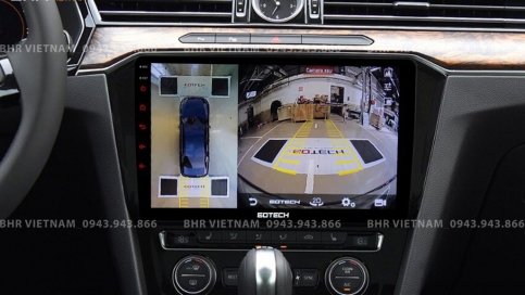 Màn hình DVD Android liền camera 360 Volkswagen Passat 2016 - nay | Gotech GT360 Plus
